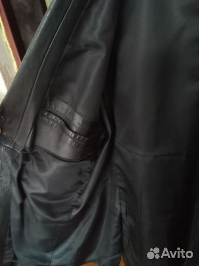 Кожаный пиджак