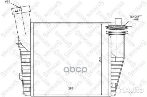 Интеркулер левый VW Touareg 2.5TDi/5.0TDi 02