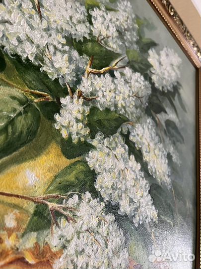Картина «Белая сирень»