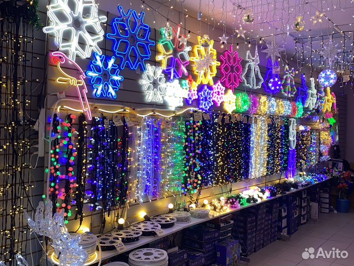Гирлянда уличная до -60С / бахрома Не копия