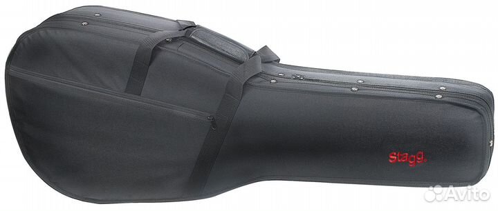 Кейс для 4/4 классических гитар Stagg HGB2-C