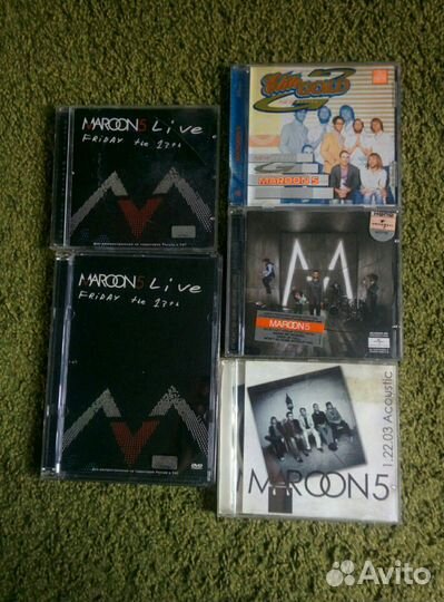 CD/DVD Maroon 5 коллекция