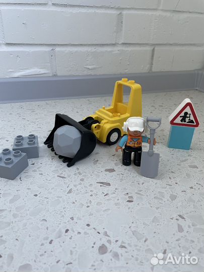 Lego duplo бульдозер 2+
