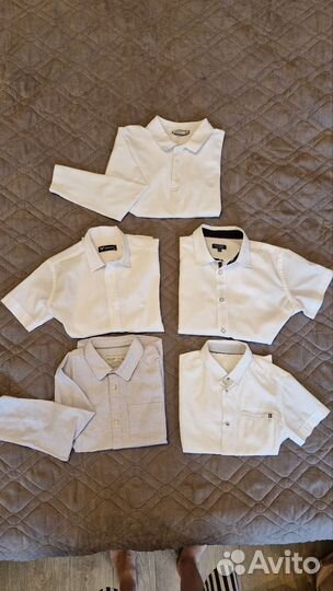 Рубашка школьная белая 140-146 и 128