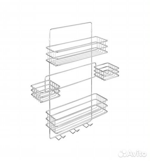 Полка для ванной чмз 250х109х530 мм тройная на шур