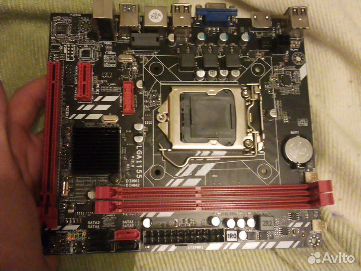 Материнская плата Micro atx B75M,LGA 1155