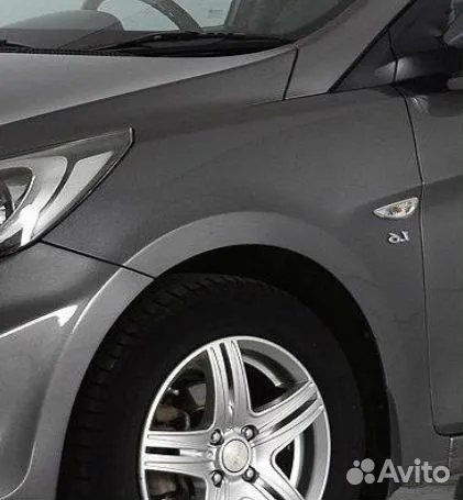 Hyundai Solaris 2011 серый SAE