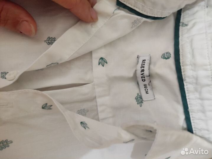 Рубашка с шортами на мальчика