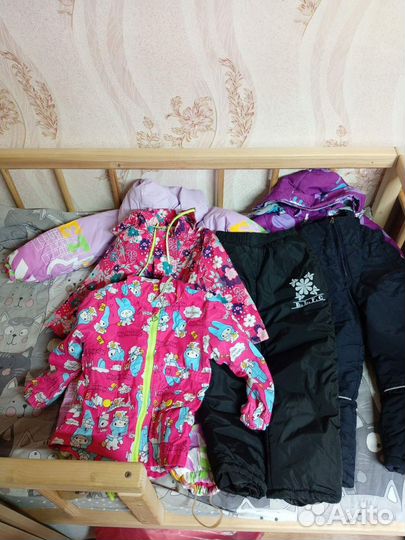 Детские вещи и обувь на девочку пакетом