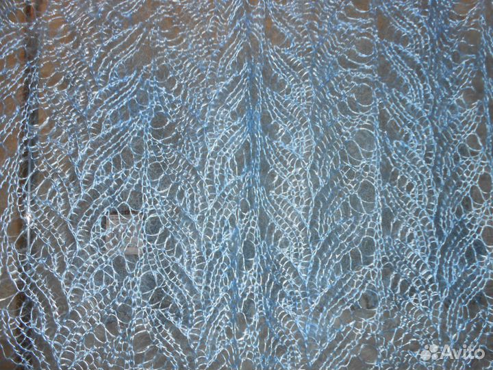 Палантин пуховый. Платок Оренбургский 60*180