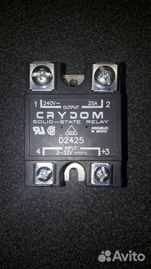 Твердотельное реле crydom D2425, 240V/25A оригинал
