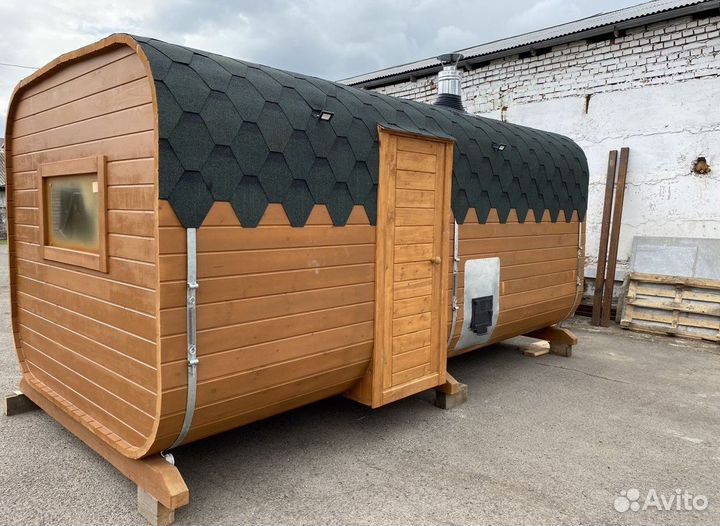 Баня бочка под ключ