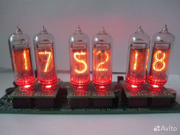 Ламповые часы Nixie clock модель mark 3