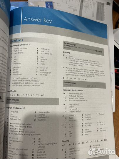 Expert advanced students resource book