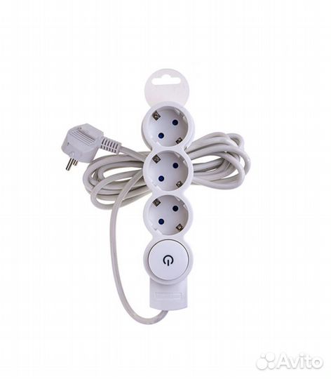 Удлинитель бытовой (32008 3) с заземлением 3 м 10