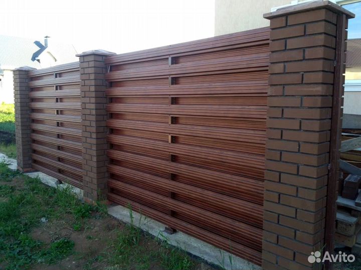 Штакетник металлический