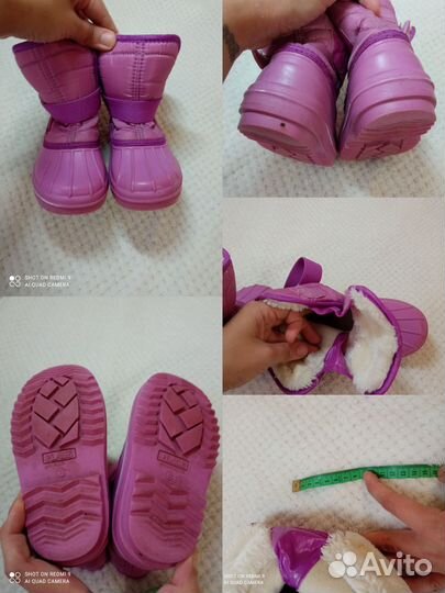 Резиновые сапоги на утеплитель 23,24,25 размер