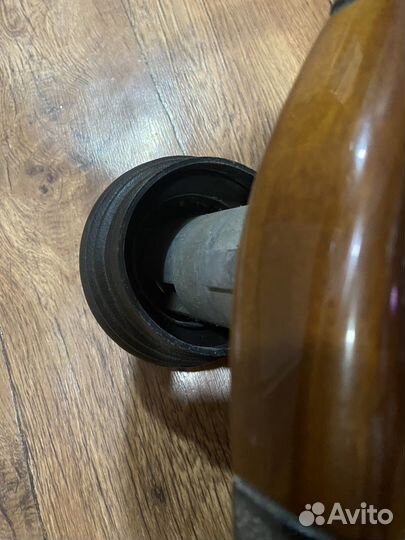 Руль дерево кожа