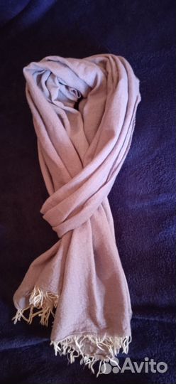 Палантин шарф меринос кашемир Италия новый