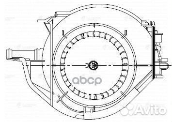 Э/вентилятор отоп. для а/м Audi A6 (C6) (04) (LFh