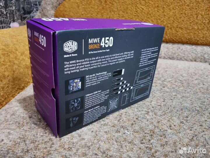Блок питания cooler master ATX 450W