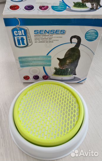 Игрушка для кошек + проращиватель для травы