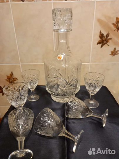 Винтаж.Набор хрустальный