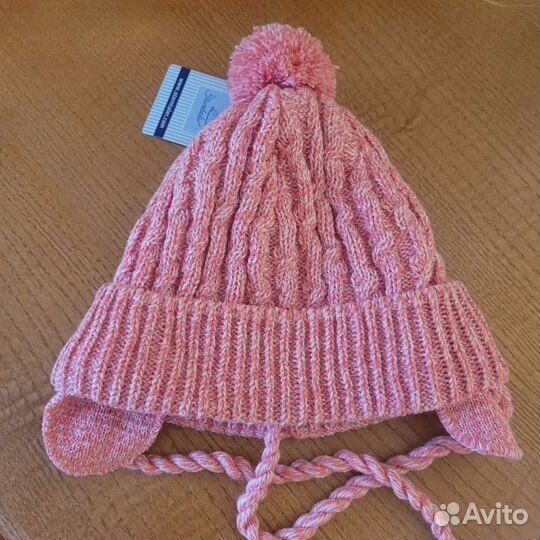 Шапка для девочки демисезонная новая р.43,49,51