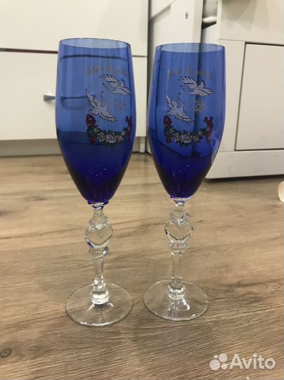 Фужеры хрустальные СССР