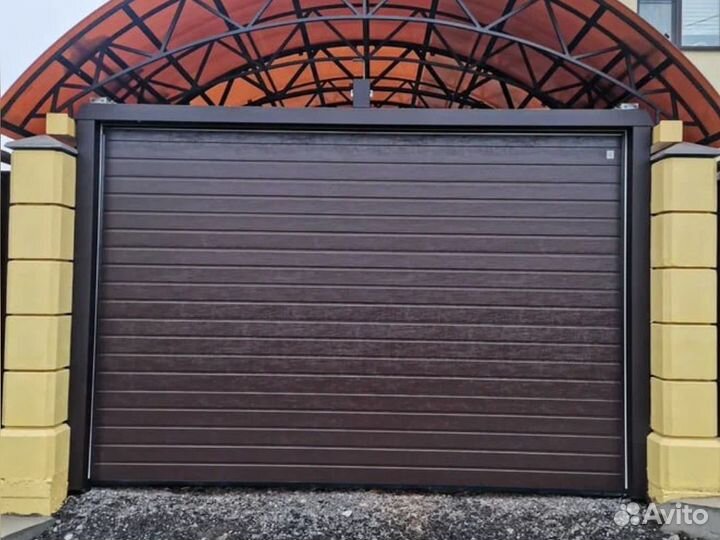 Автоматические секционные ворота Alutech