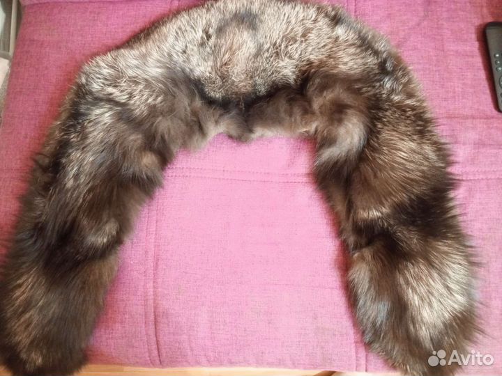 Воротник из меха норки