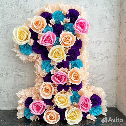 Объемные цифры, фигуры, гирлянды