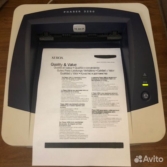 Принтер лазерный бу - Xerox phaser 3250