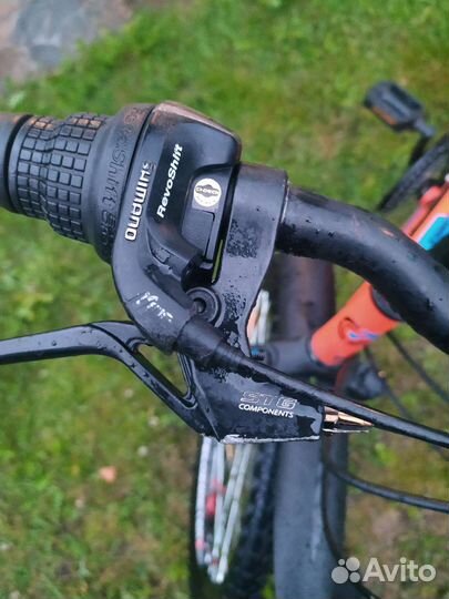 Велосипед горный подростковый двухподвесный 24 бу