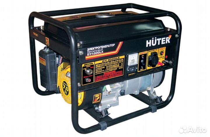 Электрогенератор DY4000LX-электростартер Huter
