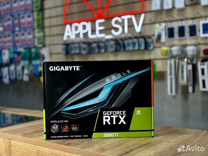 Видеокарта Gigabyte RTX 3060 Ti eagle OC 8G