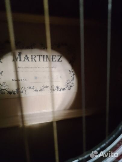 Акустическая гитара martinez