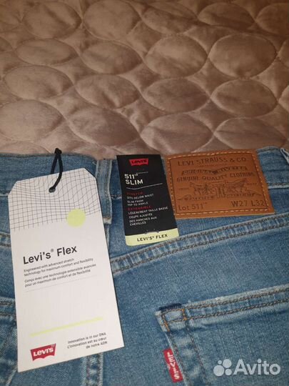 Джинсы Levis 511 новые