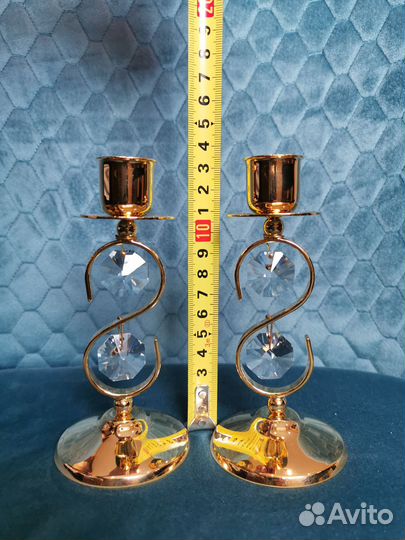 Подсвечники с кристаллами Swarovski