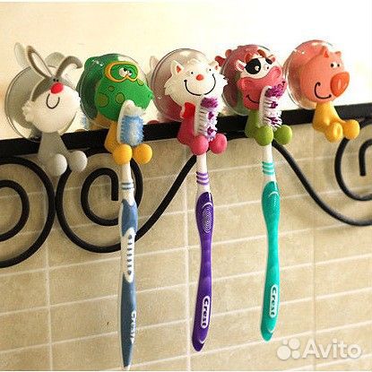 Держатель для зубной щётки детский на присоске