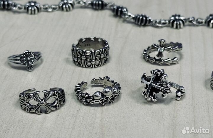 Chrome hearts кольцо (много моделей)