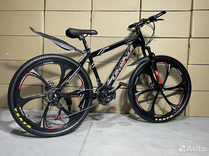 Велосипед на литых дисках