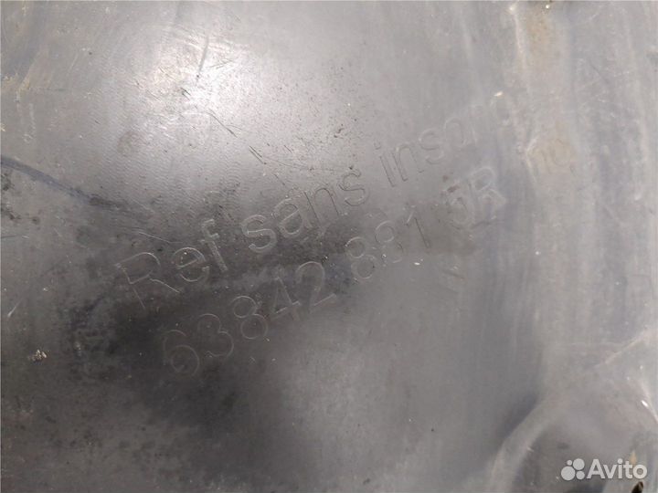 Защита арок (подкрылок) Renault Megane 3 2009, 201