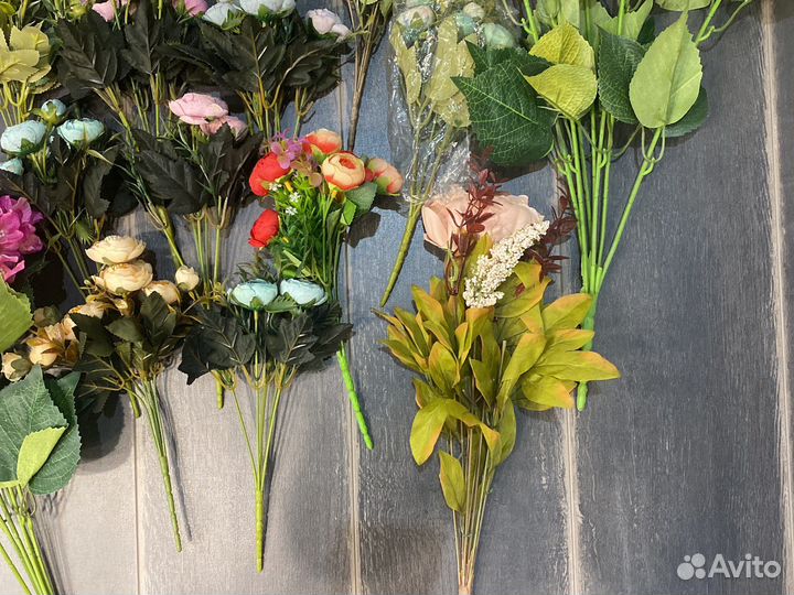 Искусственные цветы для декора