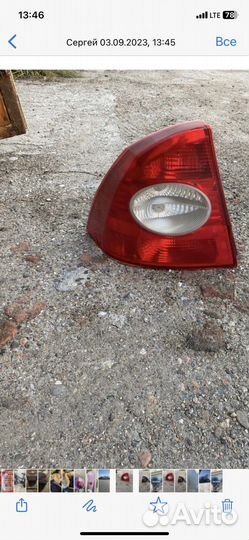 Фонарь задний левый Ford Focus ll