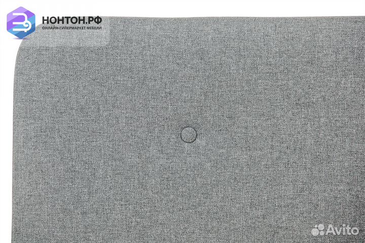 Кровать Альма светло-серая