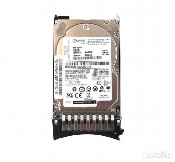 Жесткий диск IBM 300Gb 41Y8376 00AD070 SAS 2,5