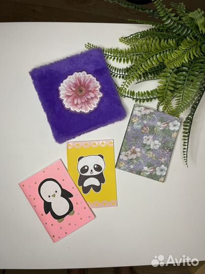 Блокноты ежедневники пушистый блокнот