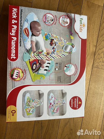 Развивающий коврик с пианино