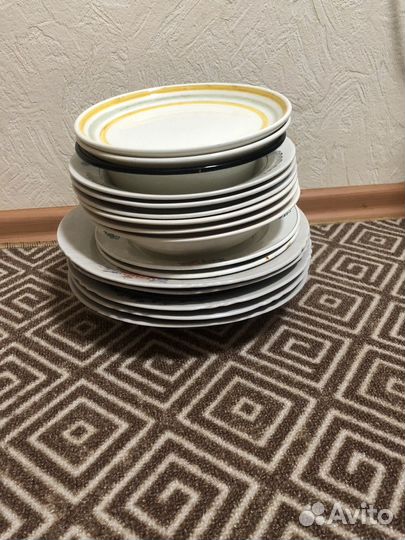 Тарелки СССР суповые и для второго